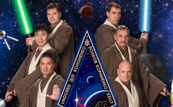 Astronauts Dress As Jedi for