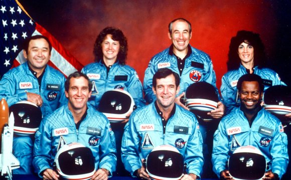 The crew of the space shuttle