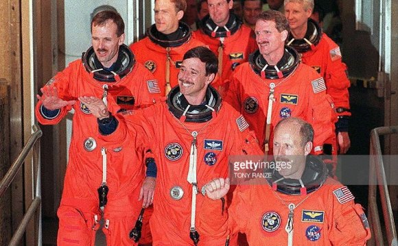The crew of the Space Shuttle