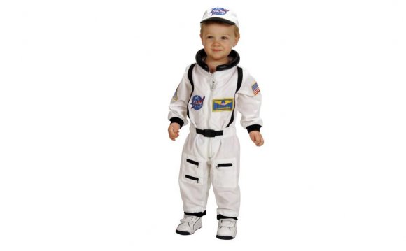 NASA Jr. Astronaut Suit White