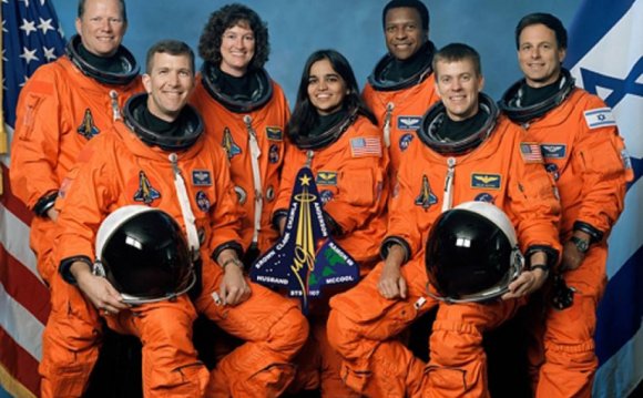 The crew of the space shuttle