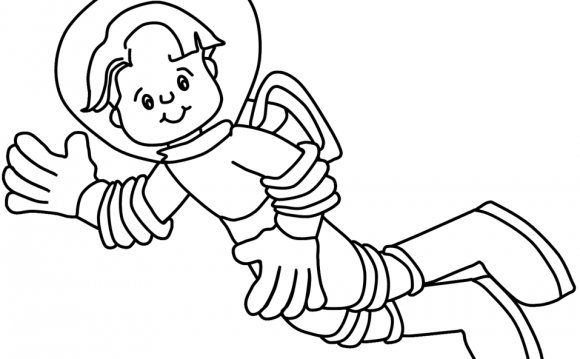 Astronaut Coloring Page - Free