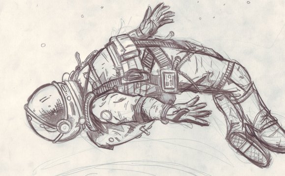 Astronaut drawing