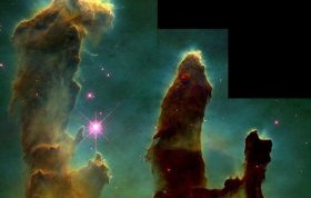 Amazing images like the Pillars of Creation have been taken by the Hubble Space telescope Credit: Wikipedia