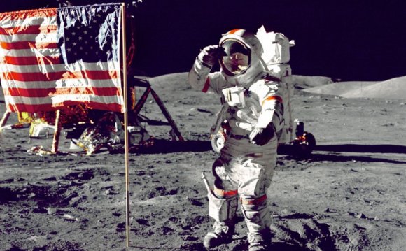 First astronaut On moon