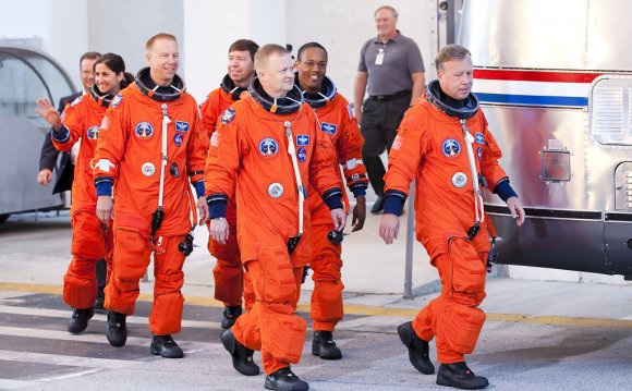 Shuttle astronauts
