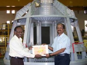 ISRO unveils space capsule that will fly Indian astronauts