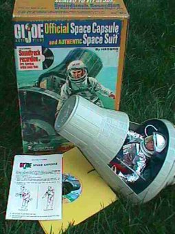 This was not meant to be thrown into a pool from a roof top. All Mark had left was the record that came with the capsule.