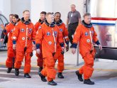 Shuttle astronauts