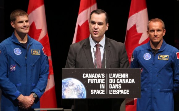 Canadian astronauts in Space