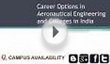 Career Options in Aeronautical Engineering and Colleges in