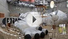 Giant Astronaut Suit Hosts Fashion Show Inspired by Soviet