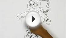How to Draw Cartoon Astronaut