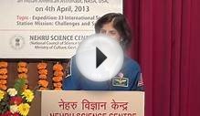 Indian American Astronaut Cdr. Sunita Williams lectures at