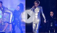 Miley Cyrus canta com anã e se veste de astronauta no MTV