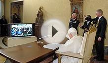 Pope talks live to astronauts on the International Space