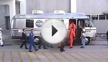 STS-126 Shuttle Endeavour - Astronauts board the astrovan