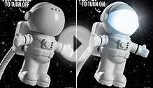 USB LED Astronaut Light review and sale - Flip the visor
