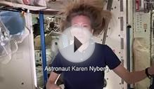 Weightless Astronaut Pushes Herself With a Single Hair